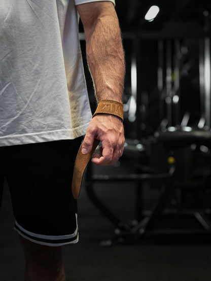 CML PREMIUM LEATHER LIFTING STRAPS